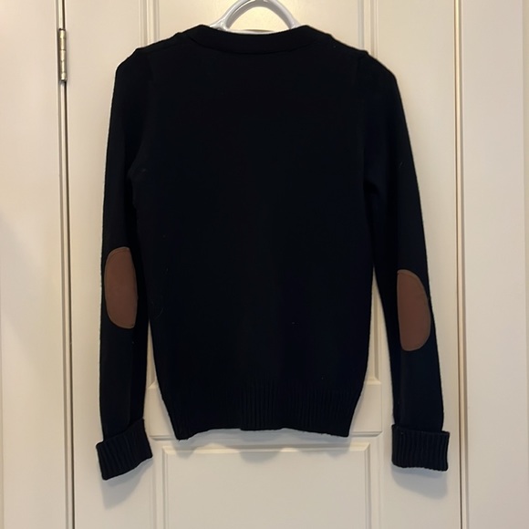 Zaraknit black cardigan. Good used condition. Acrylic, nylon angora blend. - Picture 2 of 4